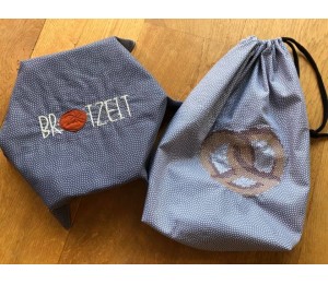 Stickdatei - Brot Liebe - Schiftzug Brotzeit